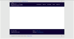 Desktop Screenshot of cantate.org