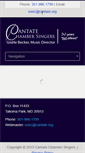 Mobile Screenshot of cantate.org