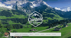 Desktop Screenshot of cantate.ch